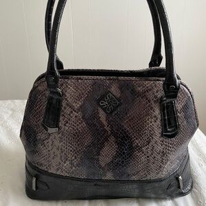SIMPLY VERA VERA WANG Faux Snakeskin Bag